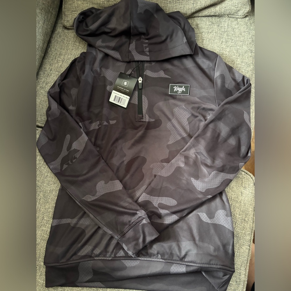 Waggle Black Camo Hoodie